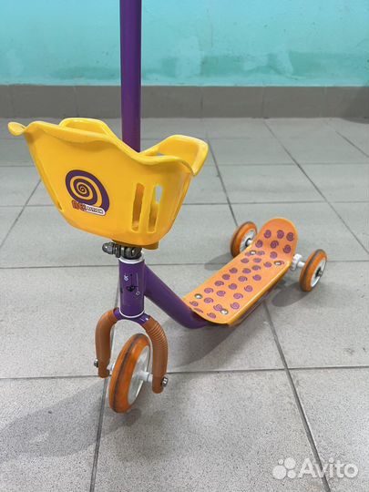 Самокат детский трехколесный Reaction