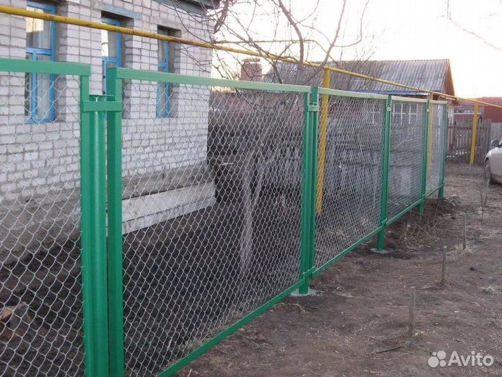 Забор из профлиста под ключ
