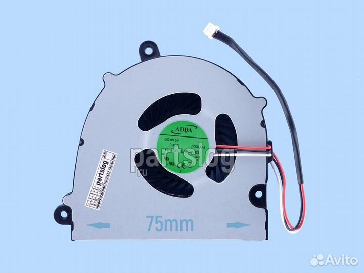 Вентилятор для Clevo W110 W150 W170 W270 3-pin ver