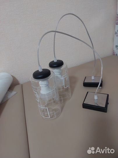 Светильники подвесные 2шт