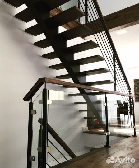 Каркас из метала Лестницы под Обшивку в Коттедж