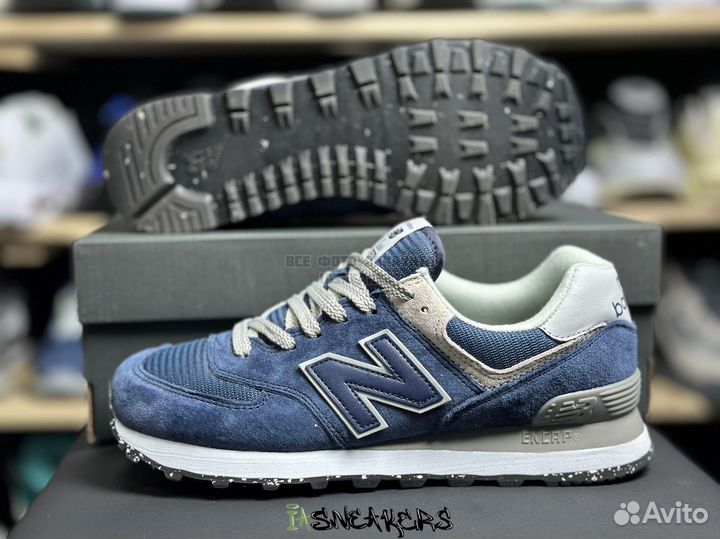 Кроссовки New Balance 574 blue 37-46