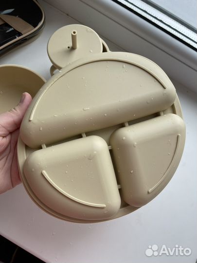 Силиконовая детская посуда