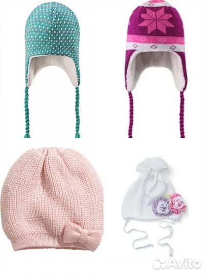 Классные шапки 44-54, варежки, шарфы, краги