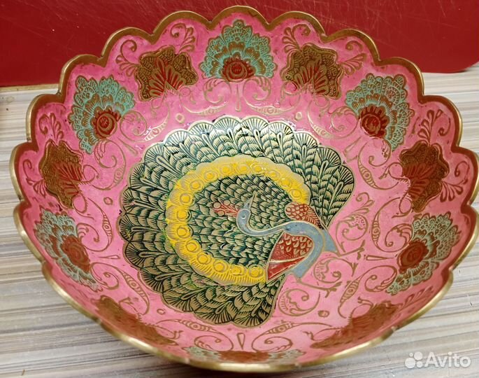 Конфетница латунь