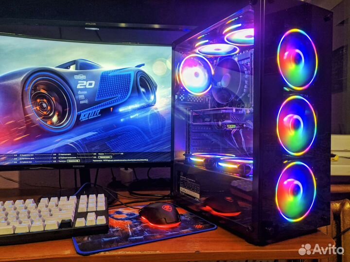Игровой пк i7/32gb/20 ядер/Видео 8gb