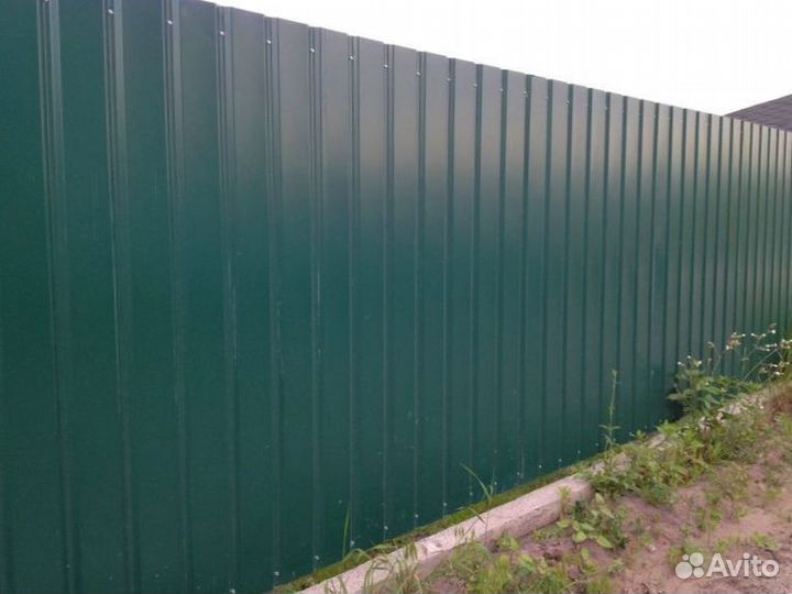 Забор из профнастила