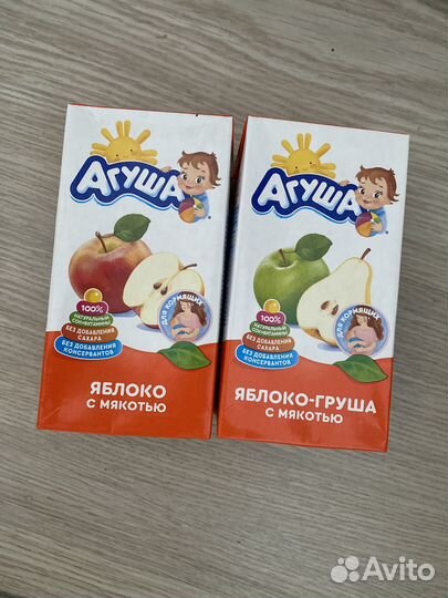 Сок Агуша с мякотью