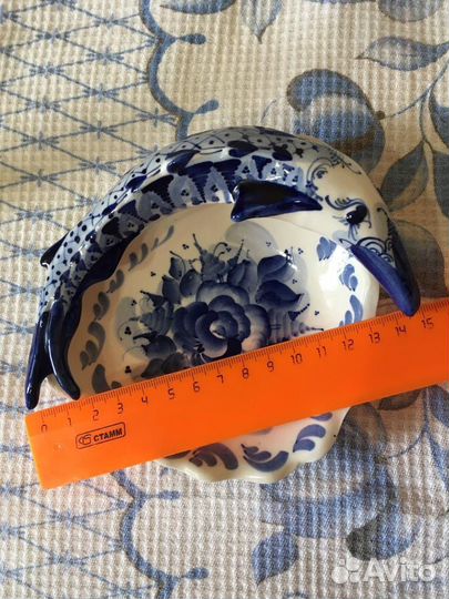 Гжель икорница- менажница