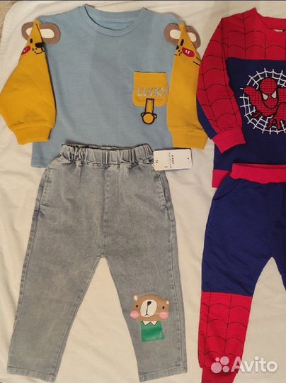 Спортивный костюм свитер 104 новый