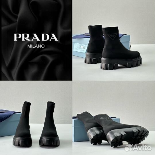 Prada ботинки