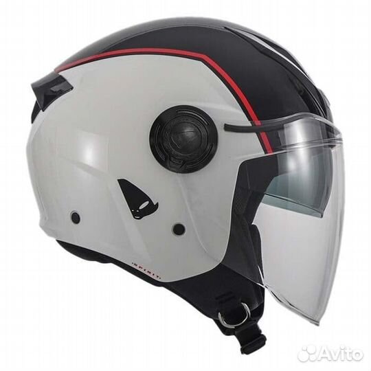 UFO Urban Spirit open face helmet Черно-белый