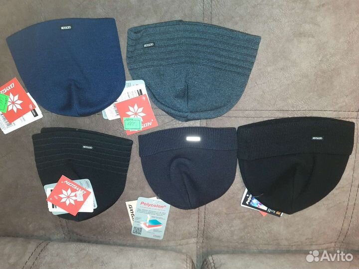 Вязаная шапка мужская