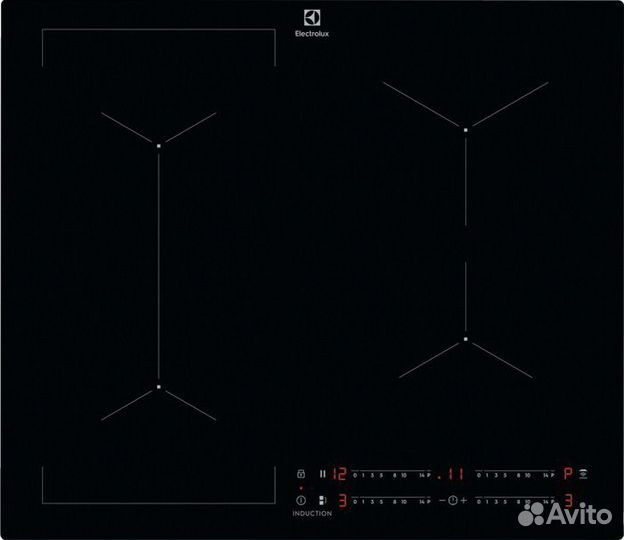 Индукционная варочная панель Electrolux ipel6453kc