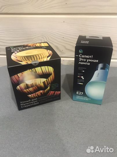 Умная колонка SberBoom Mini+Умная лампа