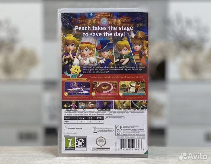 Princess Peach Showtime (Новый, Европа Силд) Nsw