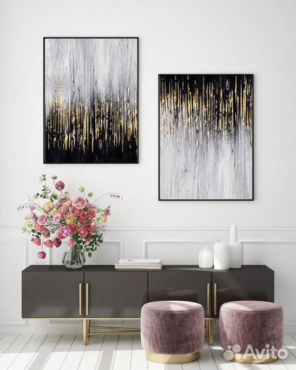 Интерьерная картина абстракция