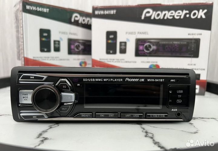 Магнитола новая pioneer полупроцессор