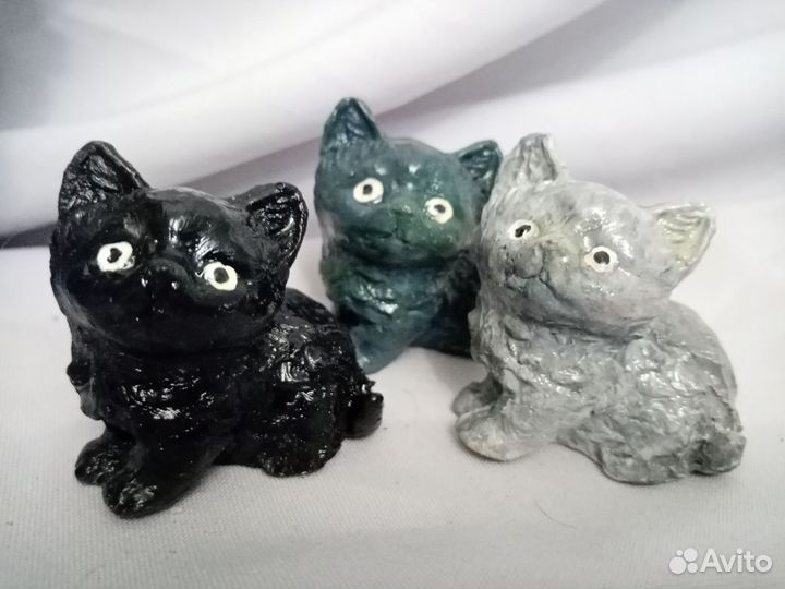 Котята фигурки - Статуэтки, раскраски