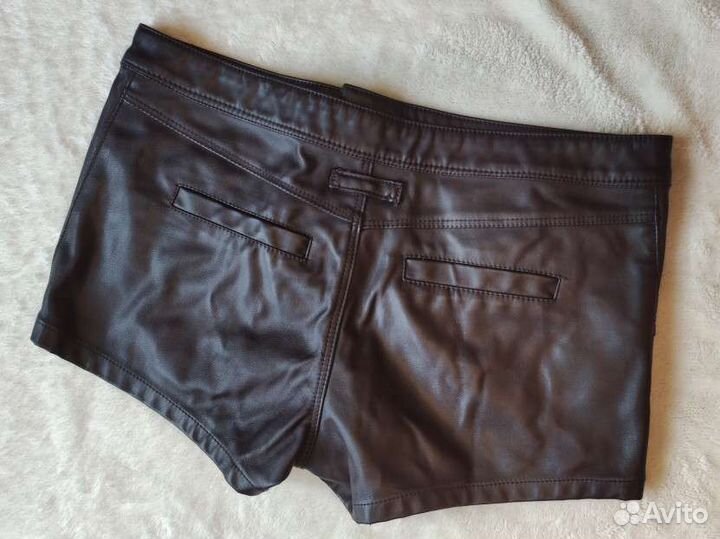 Шорты женские кожаные 44 46