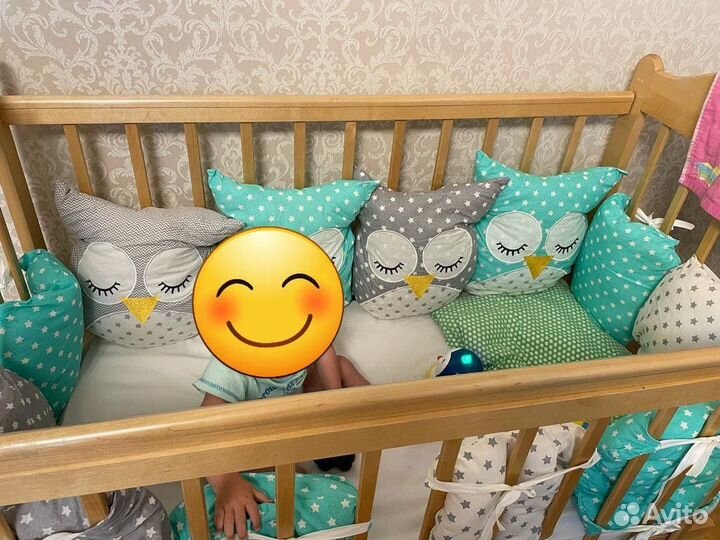 Бортики в кроватку