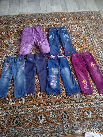 Пакет тёплой одежды на девочку 3-4 года