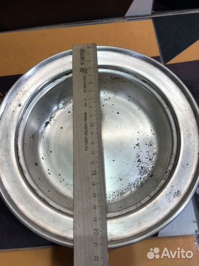 Блюдо Мельхиор СССР