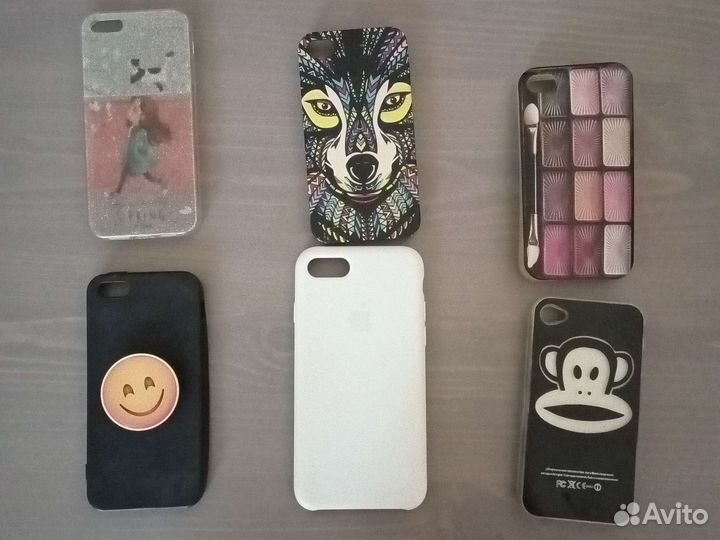 Чехлы для iPhone 4,se, 8