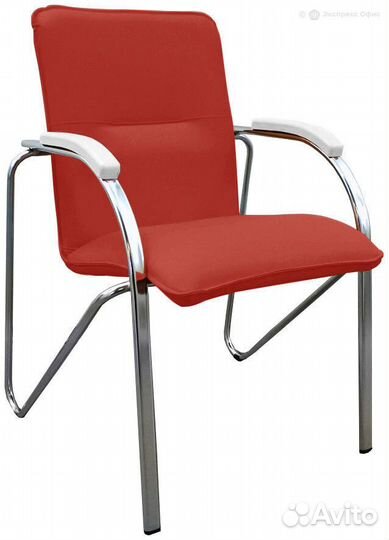 Конференц-кресло Самба беленый дуб плюс