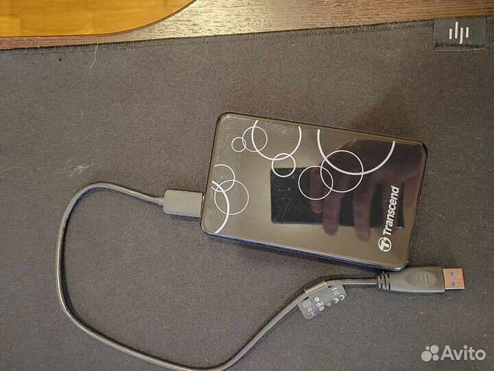 Переносной жёсткий диск Transcend 1000 gb