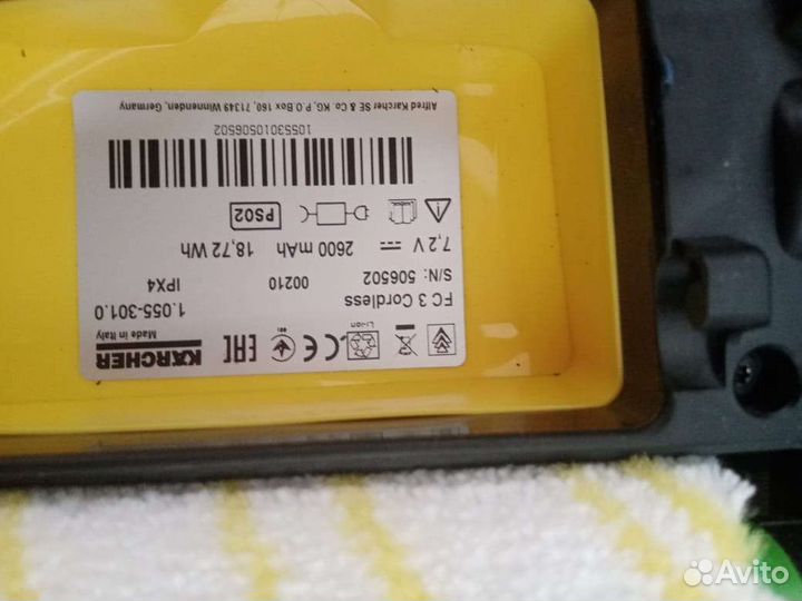 Электрошвабра Karcher FC 3 Cordless