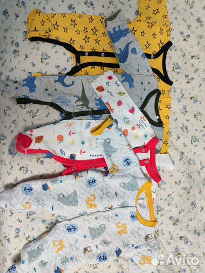 Пакет вещей на мальчика 50-56-62, 0-3мес