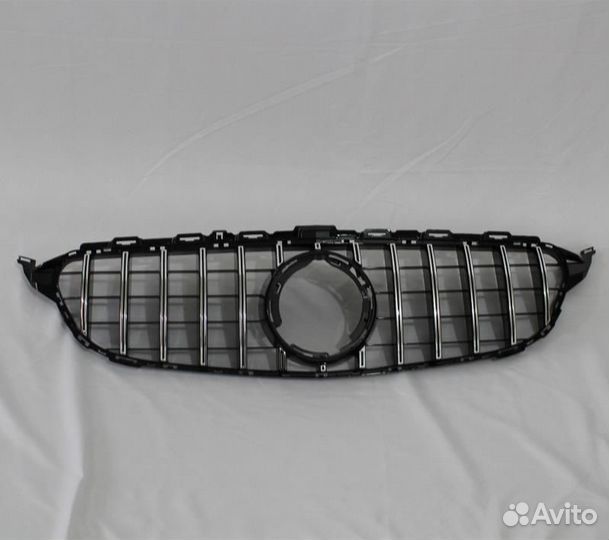 Решетка Мерседес GT W205 хром