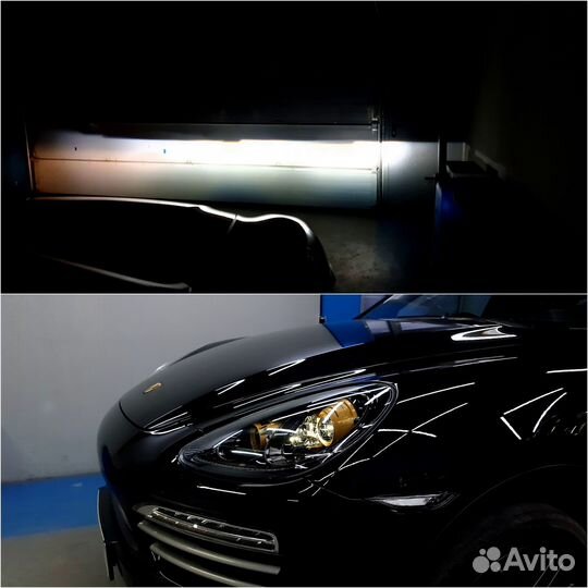 Bi-led линзы для Porsche Cayenne 958