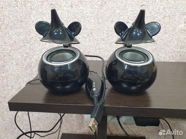 Колонки с питанием USB в виде мышек