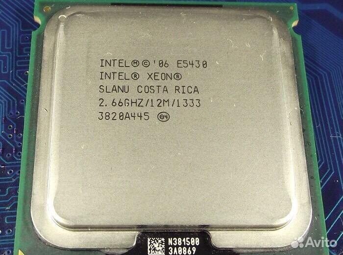 Процессор 4 ядра intel сокет 775 xeon e5430