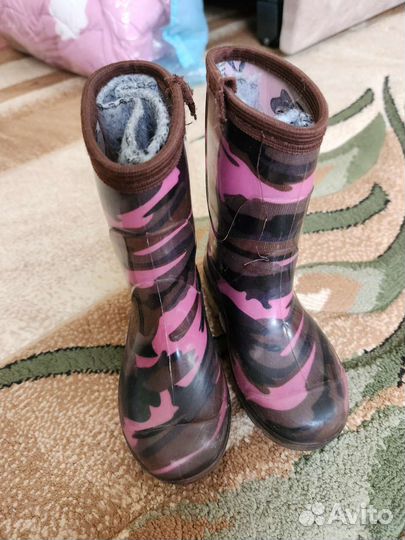 Резиновые сапоги детские 24