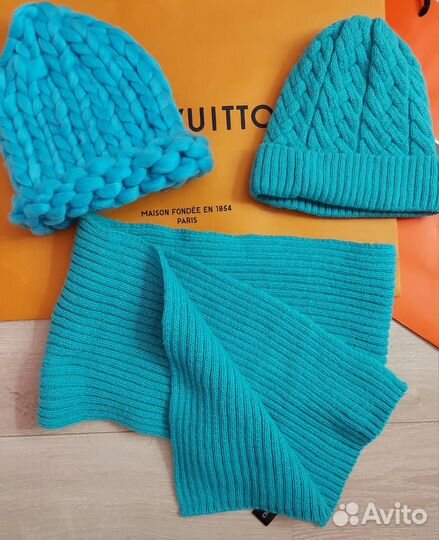 Шапка, комплект, шарф, снуд