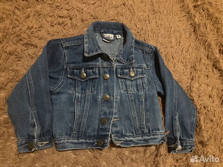 Джинсовая куртка детская