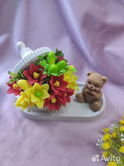 Мыльные букеты