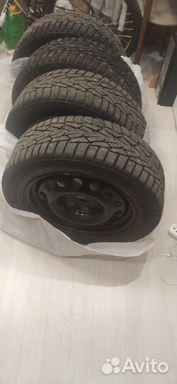 Шины 205 55 16 бу зимние шипованные