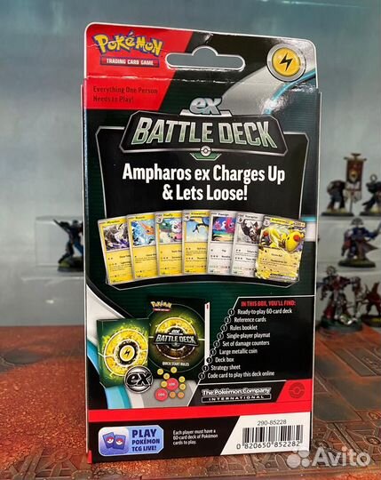 Pokemon кки Scarlet & Violet Ampharos Battle Deck