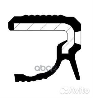 Сальник коленчатого вала перед 19037072B