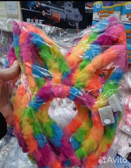 Ободки светящиеся кроличьи уши символ 2023