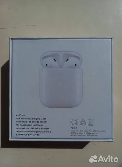 Беспроводные наушники apple airpods