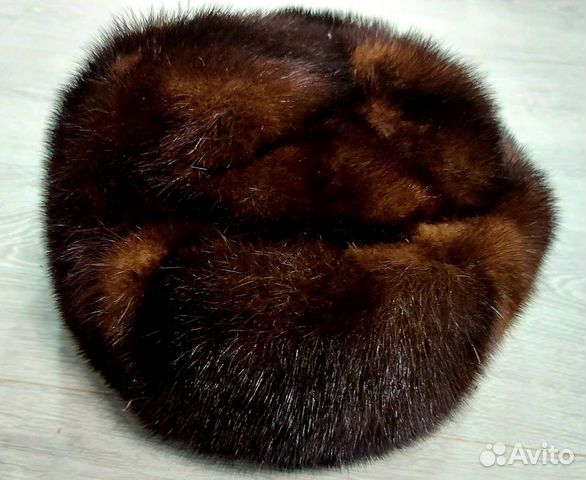 Норковая шапка мужская новая