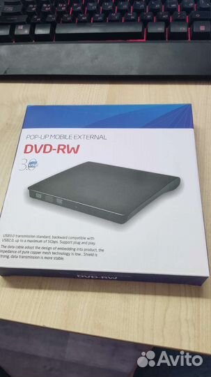 Внешний привод CD/DVD-RW USB 3.0/type c