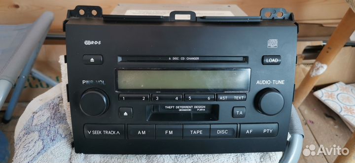 Штатная магнитола toyota prado