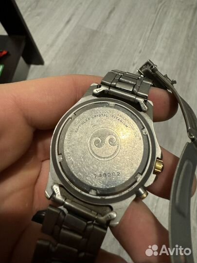 Часы seiko kinetict titanium