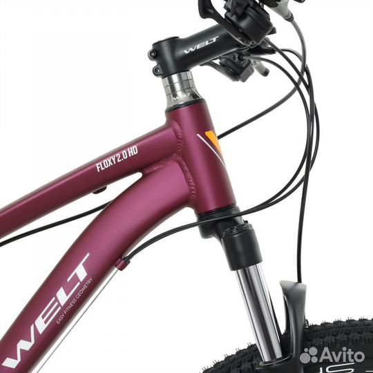 Велосипед welt Floxy 2.0 HD 27 (2023) Space Violet